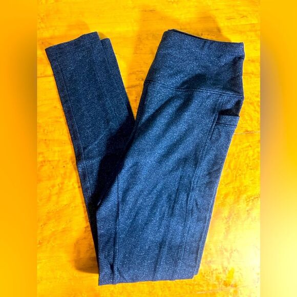 Talbots Pants - T by Talbots leggings, athletic wear, dark blue, excellent condition, XS